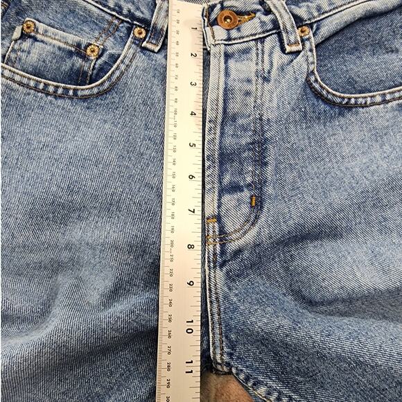 NEW Vintage 90s Silver Jeans Womens 26/32 Blue High Rise Straight Leg Button Fly - Picture 15 of 16